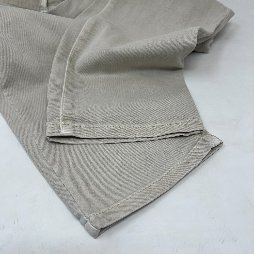 J. Jill Denim Authentic Fit Slim Ankle Jeans Womens Size 10 Beige Khaki Mid Rise - Picture 10 of 11